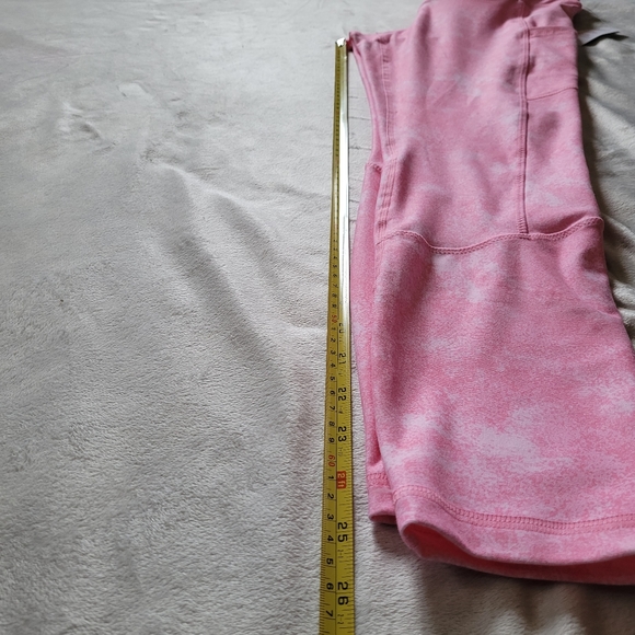 NWT Pink & White Leggings With Secret Pocket - Picture 8 of 11